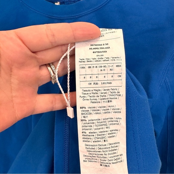 ‘ S Max Mara Label-cut Long Sleeves Top Stretchable Size: Small US4/6 Fall - Picture 8 of 8